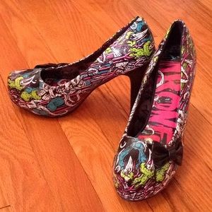 Iron Fist Zombie Bow Heels